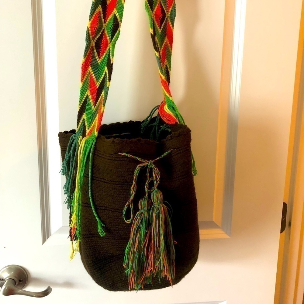 Bag. Handmade from Colombia. New. Boho style. Brown​​​​​​​​